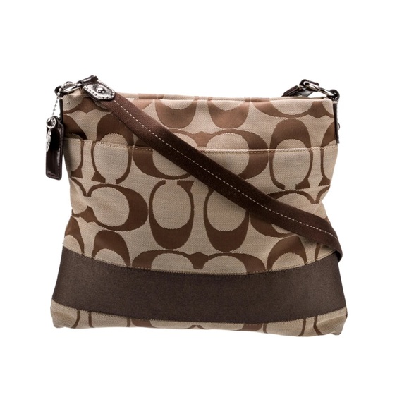 COACH Signature Stripe Crossbody - Picture 4 of 8